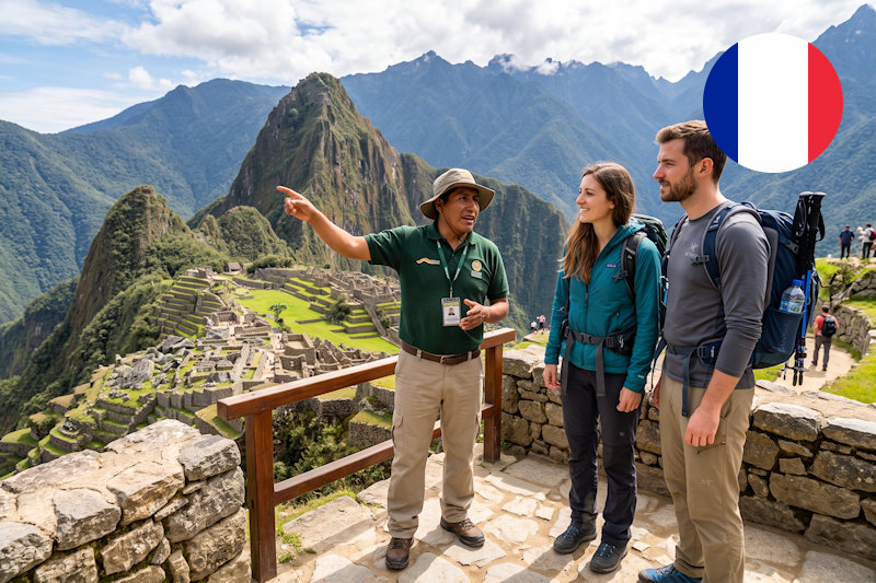 Guía en Machu Picchu en francés