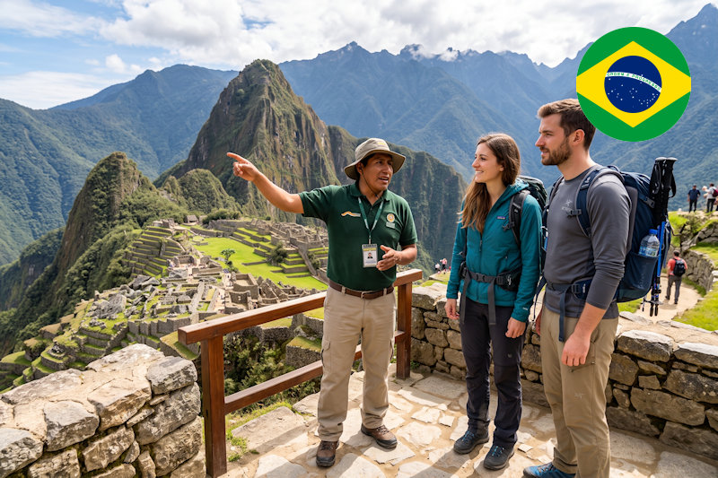 Guía en Machu Picchu en portugués