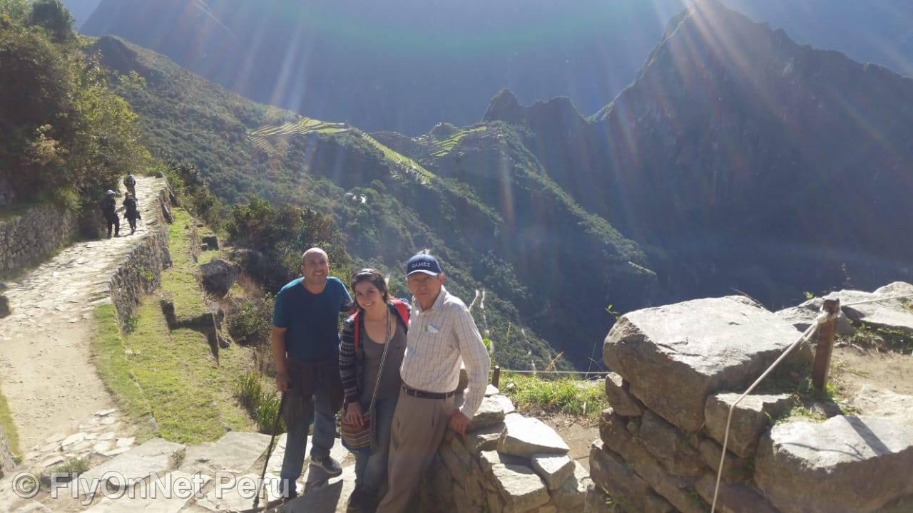 Álbum de fotos: Llegada del grupo de excursionistas a Machu Picchu