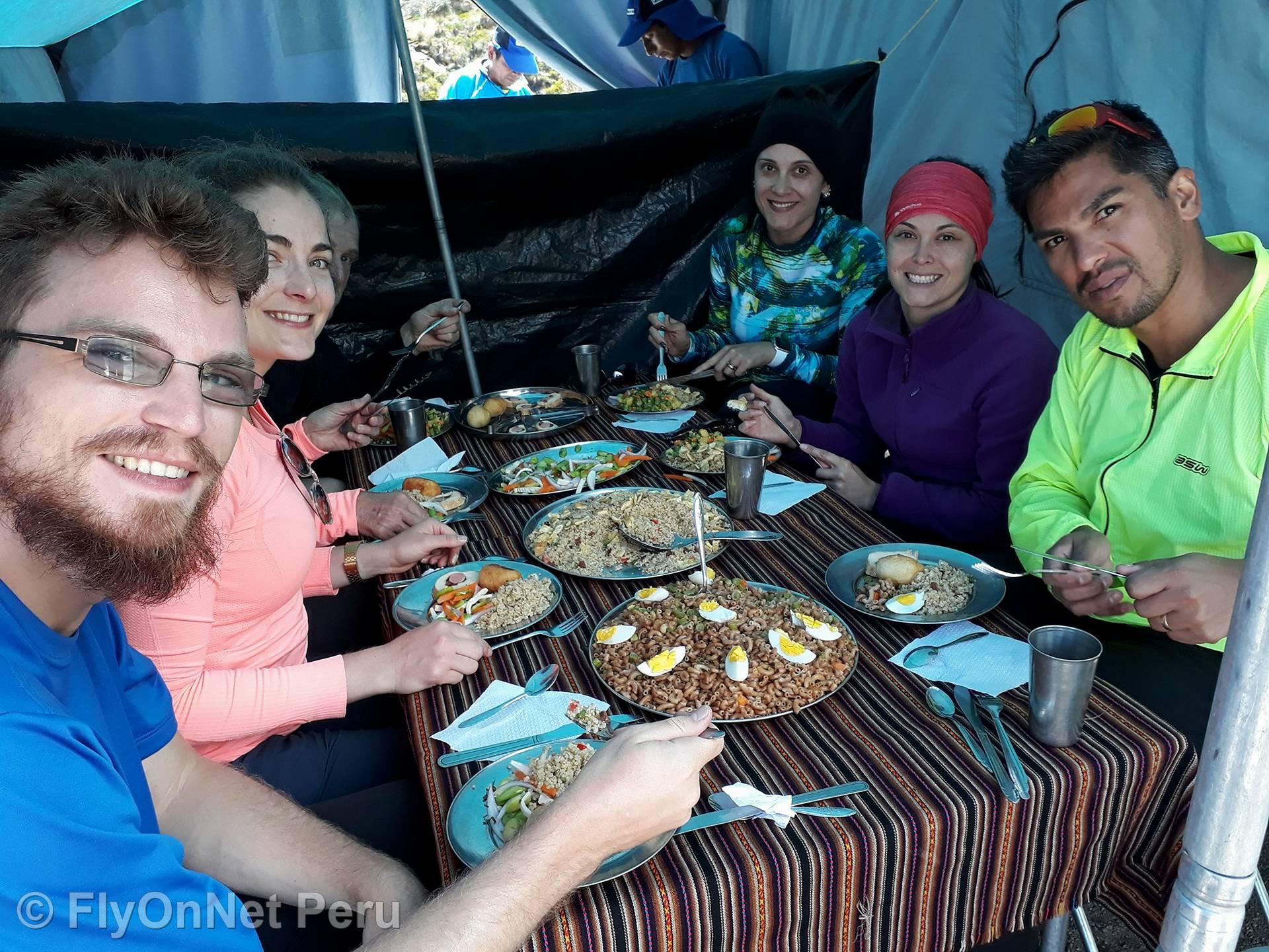 Álbum de fotos: Almuerzo durante el trek
